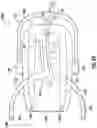 Fig. 101 - Methods, apparatus and systems for securing an infant car seat to a vehicle seat with a tight fit and without using a detachable vehicle installation base or a vehicle seat belt, and ride-hailing methods relating to same
