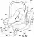 Fig. 109 - Methods, apparatus and systems for securing an infant car seat to a vehicle seat with a tight fit and without using a detachable vehicle installation base or a vehicle seat belt, and ride-hailing methods relating to same