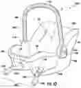 Fig. 111 - Methods, apparatus and systems for securing an infant car seat to a vehicle seat with a tight fit and without using a detachable vehicle installation base or a vehicle seat belt, and ride-hailing methods relating to same