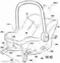 Fig. 112 - Methods, apparatus and systems for securing an infant car seat to a vehicle seat with a tight fit and without using a detachable vehicle installation base or a vehicle seat belt, and ride-hailing methods relating to same