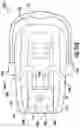 Fig. 121 - Methods, apparatus and systems for securing an infant car seat to a vehicle seat with a tight fit and without using a detachable vehicle installation base or a vehicle seat belt, and ride-hailing methods relating to same