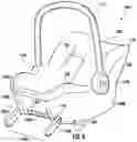 Fig. 21 - Methods, apparatus and systems for securing an infant car seat to a vehicle seat with a tight fit and without using a detachable vehicle installation base or a vehicle seat belt, and ride-hailing methods relating to same