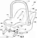 Fig. 26 - Methods, apparatus and systems for securing an infant car seat to a vehicle seat with a tight fit and without using a detachable vehicle installation base or a vehicle seat belt, and ride-hailing methods relating to same
