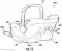 Fig. 28 - Methods, apparatus and systems for securing an infant car seat to a vehicle seat with a tight fit and without using a detachable vehicle installation base or a vehicle seat belt, and ride-hailing methods relating to same