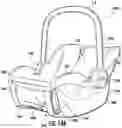 Fig. 31 - Methods, apparatus and systems for securing an infant car seat to a vehicle seat with a tight fit and without using a detachable vehicle installation base or a vehicle seat belt, and ride-hailing methods relating to same