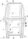 Fig. 53 - Methods, apparatus and systems for securing an infant car seat to a vehicle seat with a tight fit and without using a detachable vehicle installation base or a vehicle seat belt, and ride-hailing methods relating to same