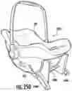 Fig. 91 - Methods, apparatus and systems for securing an infant car seat to a vehicle seat with a tight fit and without using a detachable vehicle installation base or a vehicle seat belt, and ride-hailing methods relating to same