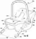 Fig. 95 - Methods, apparatus and systems for securing an infant car seat to a vehicle seat with a tight fit and without using a detachable vehicle installation base or a vehicle seat belt, and ride-hailing methods relating to same