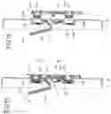 Fig. 13 - Closure device for connecting two assemblies to one another
