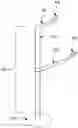 Fig. 01 - Vertical Dual Microphone Stand