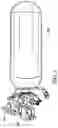 Fig. 02 - Pressure relief shipping adapter for a bottle head assembly