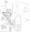 Fig. 08 - Single actuation goggle positioning mounting assembly