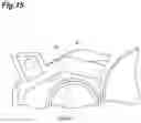 Fig. 16 - Imaging system with control member for conveyance path and developing roller having a peeling pole
