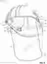 Fig. 10 - SAFETY HELMET WITH DISPOSABLE SANITARY FACE SHIELD AND METHOD