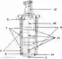 Fig. 01 - Method and crystallizing tank and arrangement thereof for crystallizing calcium nitrate from the nitro-phosphate process