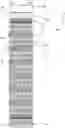 Fig. 01 - Deforming a portion of a nut threaded on a guide tube end plug to lock the nut to a lower end fitting of a nuclear reactor fuel assembly