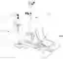 Fig. 01 - NEEDLE CLAMPING DEVICE AND LEG SUPPORT DEVICE