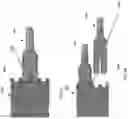 Fig. 12 - Optical fiber adapter with shutter assembly