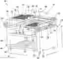 Fig. 01 - Movable rack assembly for a wood burning grill