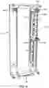 Fig. 41 - Frame assemblies for optical fiber distribution elements