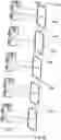 Fig. 69 - Frame assemblies for optical fiber distribution elements