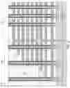 Fig. 13 - Three-dimensional memory device with peripheral circuit located over support pillar array and method of making thereof