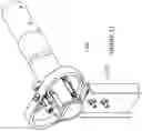 Fig. 12 - Off-set drive assembly for solar tracker