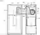Fig. 07 - Refrigerator having heater in duct between compartments