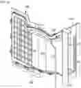 Fig. 17 - Refrigerator having heater in duct between compartments