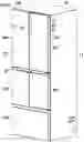 Fig. 01 - Embedded refrigerator with switching assembly