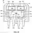 Fig. 20 - Sensor integrated circuit with integrated coil and element in central region of mold material