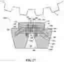 Fig. 27 - Sensor integrated circuit with integrated coil and element in central region of mold material