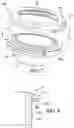 Fig. 06 - Container with internal receptacle suspended in an external receptacle and method for assembling the container using an interface with two flanges