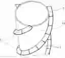 Fig. 01 - Helical strake set to reduce vortex induced vibrations of an Eolic tower