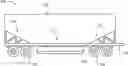 Fig. 01 - Belly dump trailer with conveyors for moving material