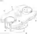 Fig. 02 - SWING ROTOR ASSEMBLY FOR CENTRIFUGE