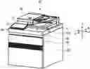 Fig. 01 - Image forming apparatus with removable top plate cover secured with undersurface screws