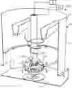 Fig. 01 - IMPELLER, A DIFFUSER AND AN ARRANGEMENT USING SUCH IMPELLER AND DIFFUSER IN A FLOTATION TANK