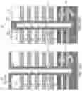 Fig. 43 - Three-dimensional memory device with finned support pillar structures and method of forming the same