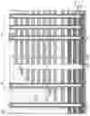 Fig. 44 - Three-dimensional memory device with finned support pillar structures and method of forming the same