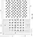 Fig. 49 - Three-dimensional memory device with finned support pillar structures and method of forming the same