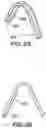 Fig. 03 - Surgical clip for simultaneous bleeding control of a blood vessel and cutting
