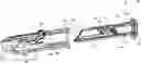 Fig. 01 - Utility knife with replaceable blades and reloadable blade magazine
