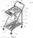 Fig. 02 - Collapsible Painter Utility Cart and Tool Organizer