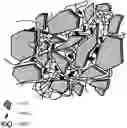 Fig. 01 - Cleaning composition with superabsorbent polymer