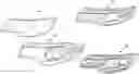 Fig. 01 - Three part headlamp assembly