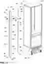 Fig. 12 - BRACKET SYSTEM FOR MOUNTING AN APPLIANCE TO A CABINET STRUCTURE