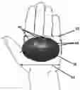 Fig. 01 - ERGONOMIC HELD WEIGHT UNITS, RELATED COMPUTING DEVICE APPLICATIONS AND METHOD OF USE