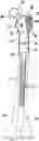 Fig. 01 - MODULAR PROSTHESIS FOR AT LEAST PARTIAL REPLACEMENT OF A TUBULAR BONE ADJOINING A JOINT