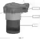 Fig. 02 - Filter bowl retention mechanism